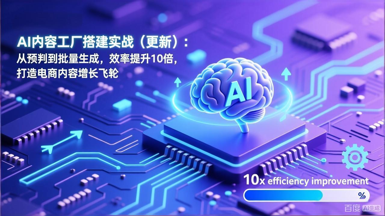 AI内容工厂搭建实战(更新-huitchan网创