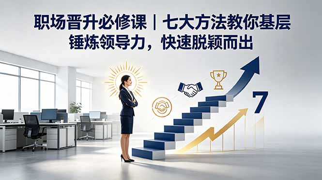 付费文章：职场晋升必修课｜七大方法教你基层锤炼领导力，快速脱颖而出-huitchan网创