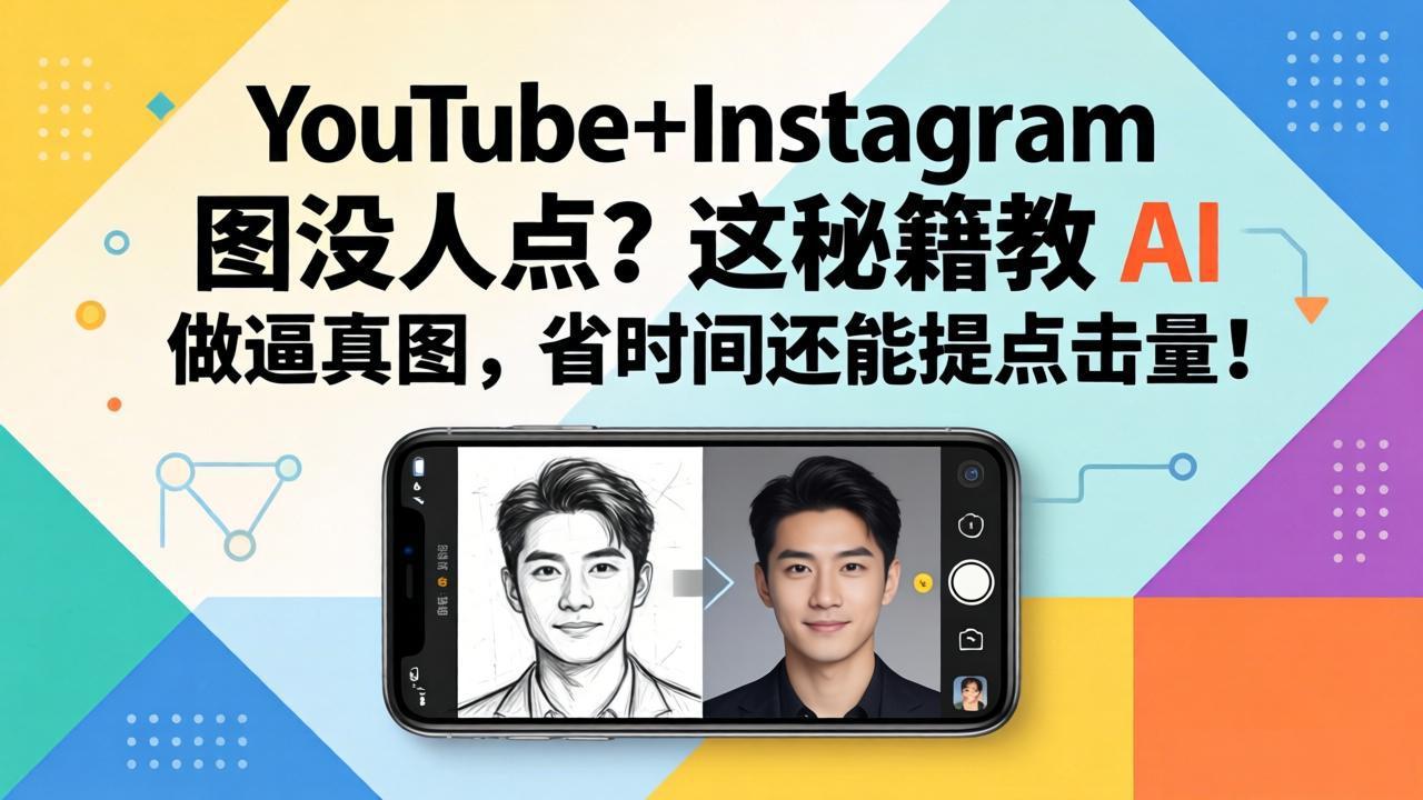YouTube+Instagram图没人点？这秘籍教 AI 做逼真图，省时间还能提点击量-huitchan网创