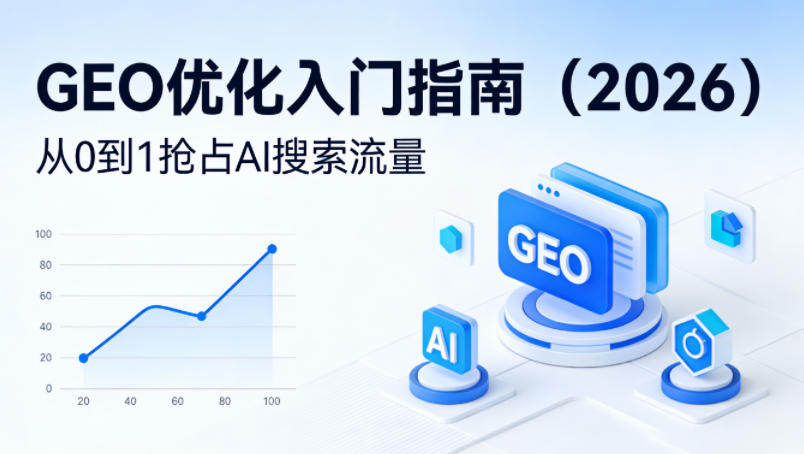 【最新】GEO优化入门指南(2026)，从0到1抢占AI搜索流量-huitchan网创
