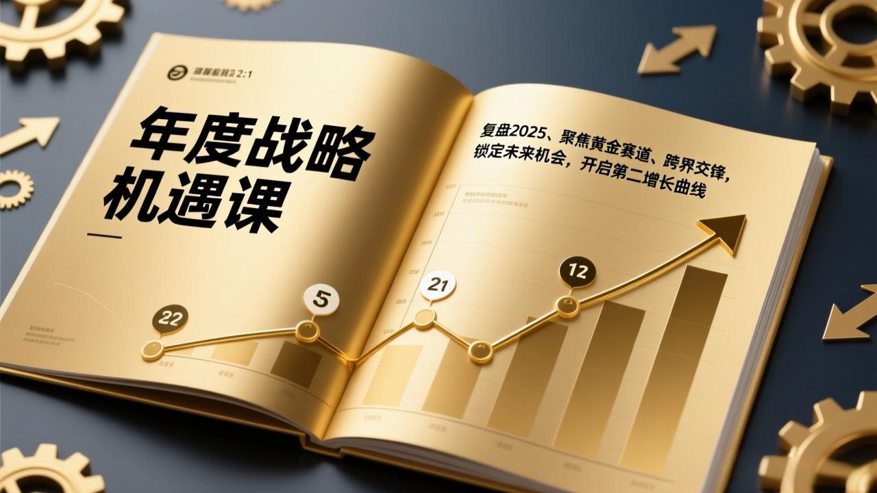 年度战略机遇课，复盘2025、聚焦黄金赛道、跨界交锋，锁定未来机会，开启第二增长曲线-huitchan网创