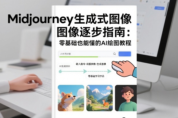 Midjourney生成式图像逐步指南：零基础也能懂的AI绘图教程-huitchan网创