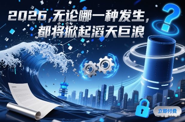 付费文章：2026，无论哪一种发生，都将掀起滔天巨浪-huitchan网创