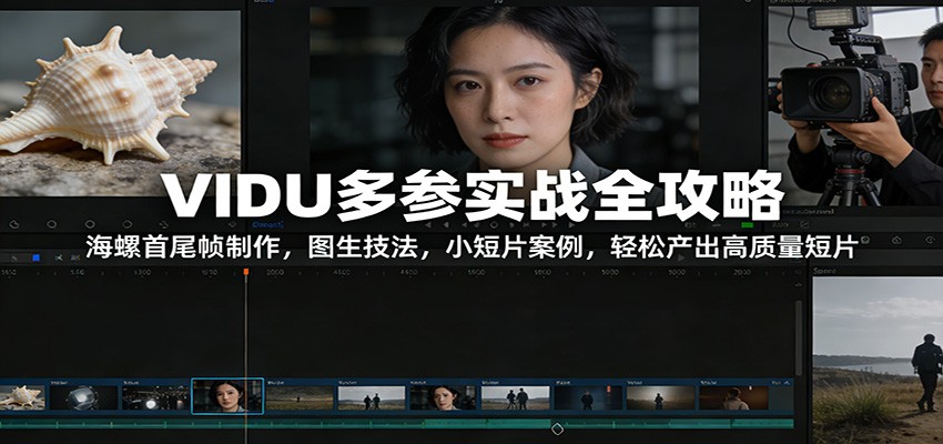 VIDU多参实战全攻略：海螺首尾帧制作，图生技法，小短片案例，轻松产出高质量短片-huitchan网创