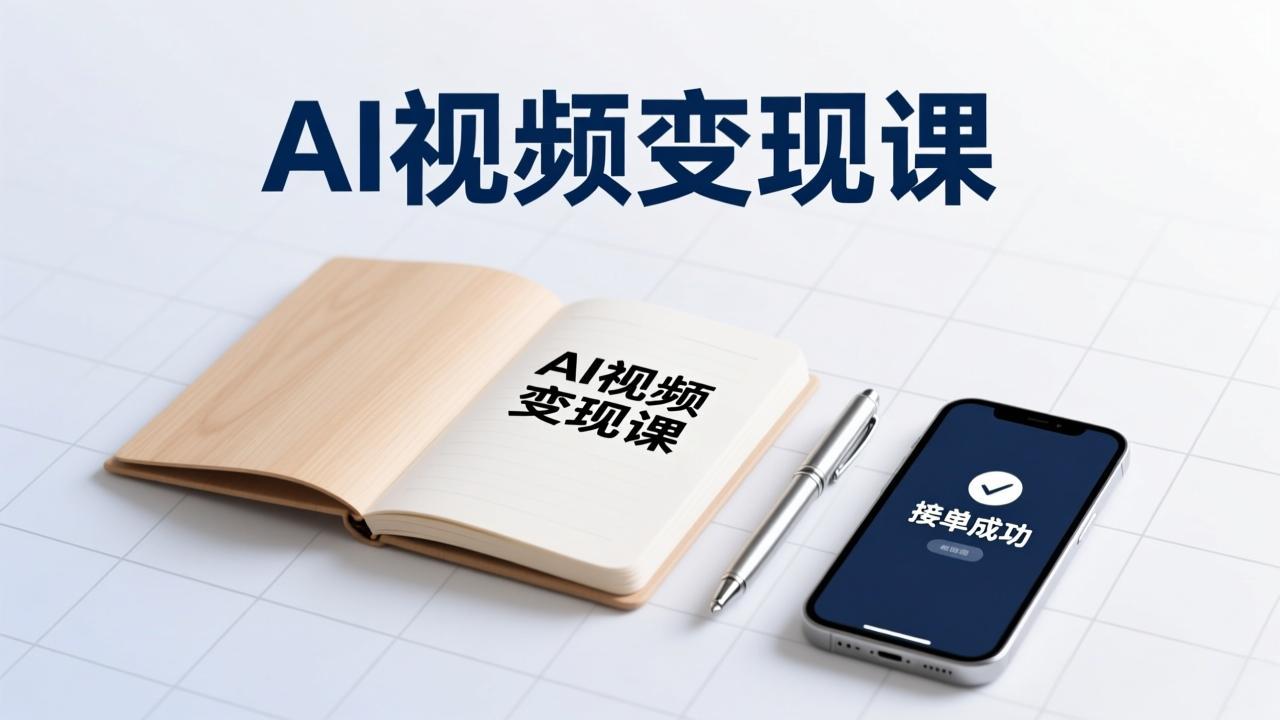 AI视频变现课，学完即可创作短片、接商单，实现副业增收，单项目报价可达千元-huitchan网创