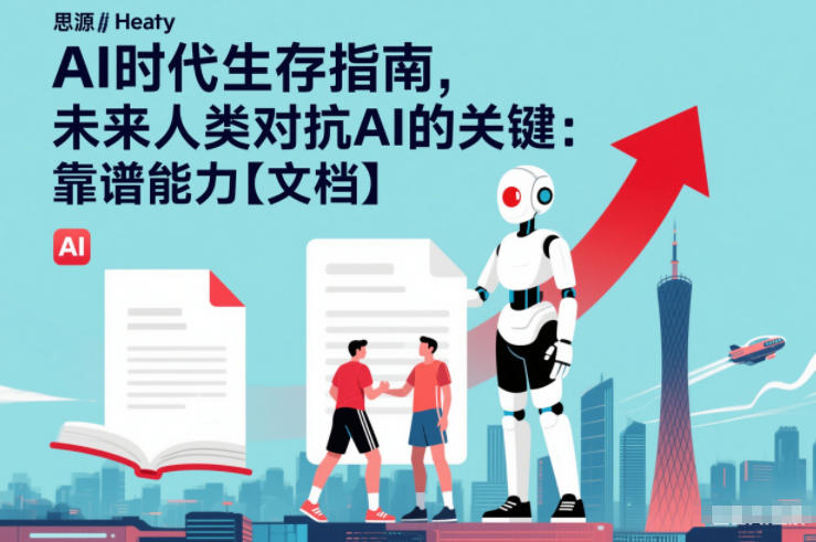AI时代生存指南，未来人类对抗AI的关键：靠谱能力【文档】-huitchan网创