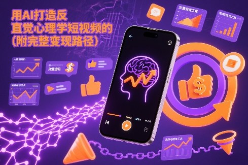 用AI打造“反直觉”心理学短视频的流量密码(附完整变现路径)-huitchan网创