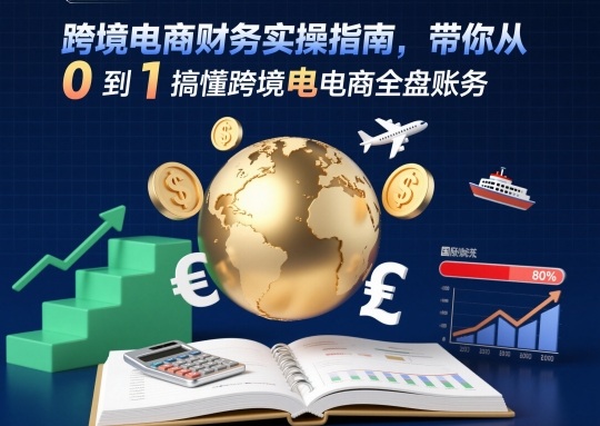 跨境电商财务实操指南，带你从0到1搞懂跨境电商全盘账务-huitchan网创