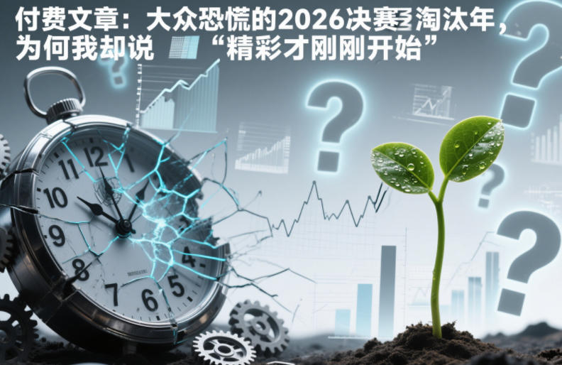 付费文章：大众恐慌的2026决赛淘汰年，为何我却说“精彩才刚刚开始”？-huitchan网创