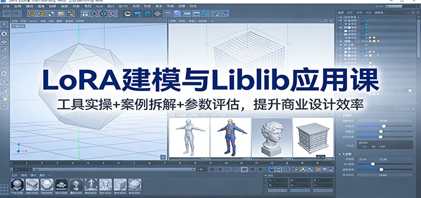 LoRA建模与Liblib应用课：工具实操+案例拆解+参数评估，提升商业设计效率-huitchan网创