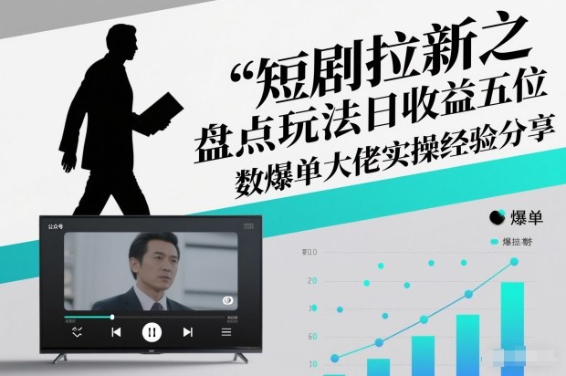 短剧拉新之盘点玩法日收益五位数爆单大佬实操经验分享-huitchan网创