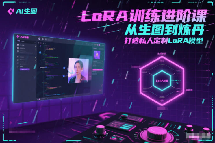 LoRA训练进阶课，从生图到炼丹，打造私人定制LoRA模型-huitchan网创