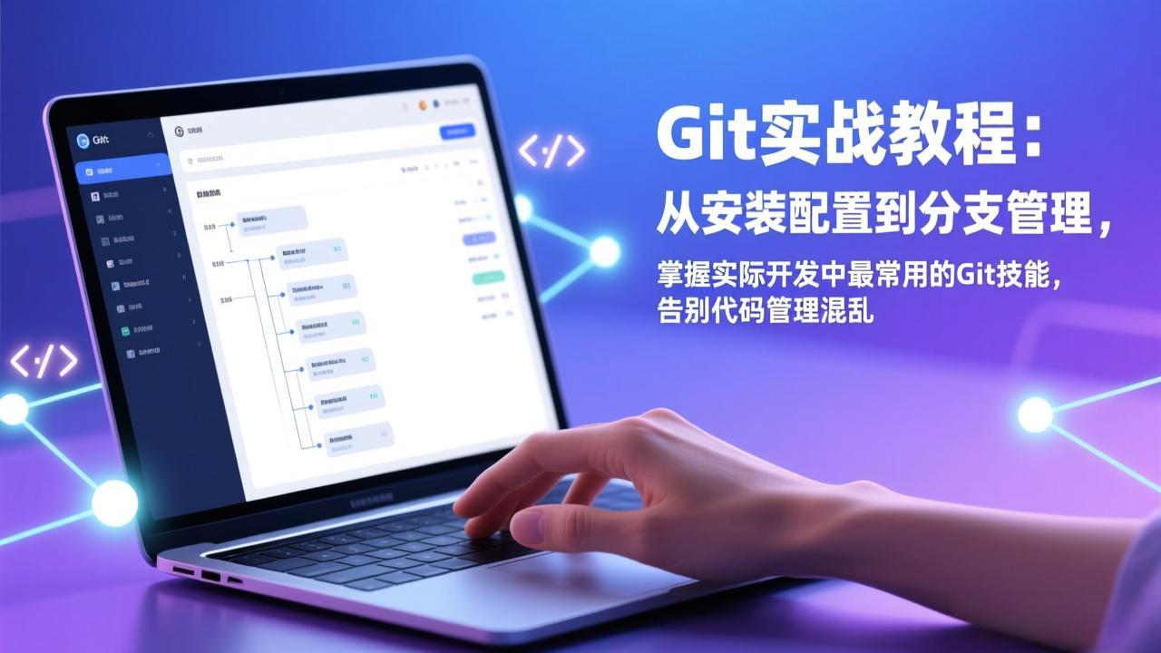 Git实战教程：从安装配置到分支管理，掌握实际开发中最常用的Git技能，告别代码管理混乱-huitchan网创
