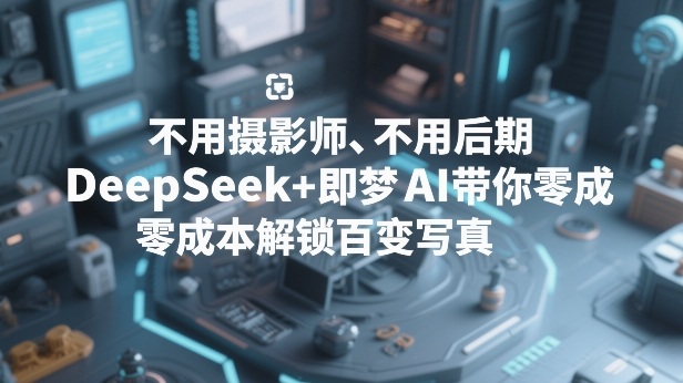 不用摄影师、不用后期，DeepSeek+即梦AI带你零成本解锁百变写真！-huitchan网创