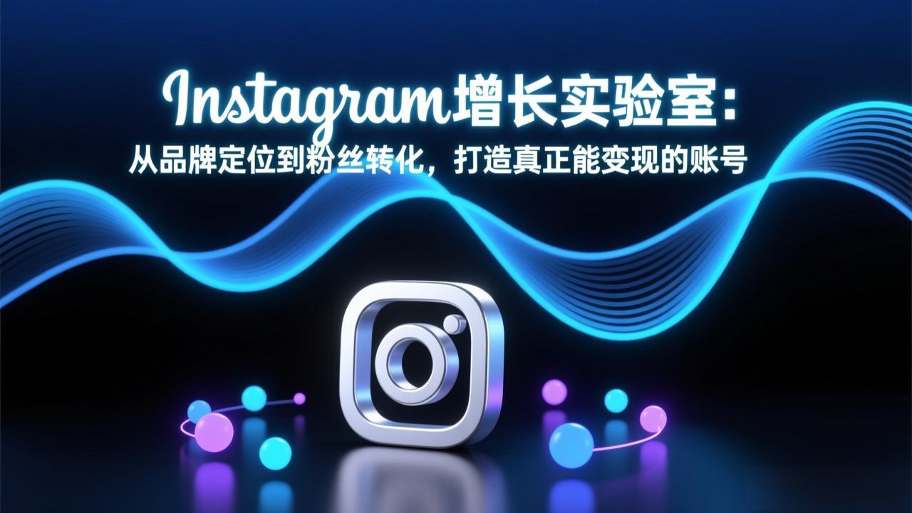 Instagram增长实验室：从品牌定位到粉丝转化，打造真正能变现的账号-huitchan网创