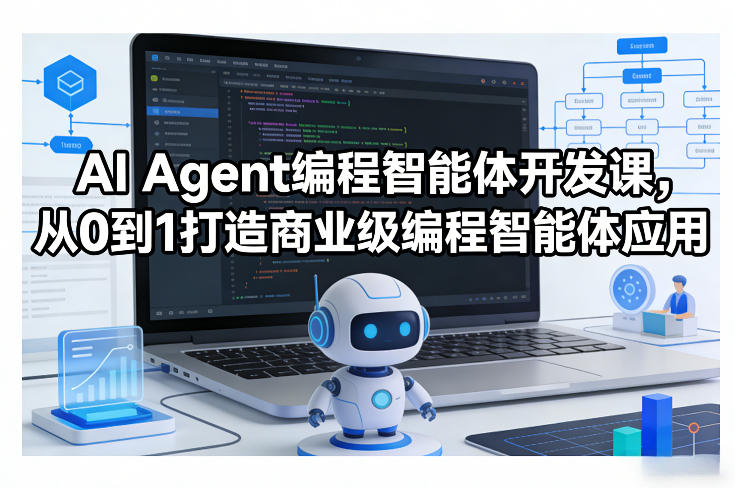 AI Agent编程智能体开发课，从0到1打造商业级编程智能体应用-huitchan网创