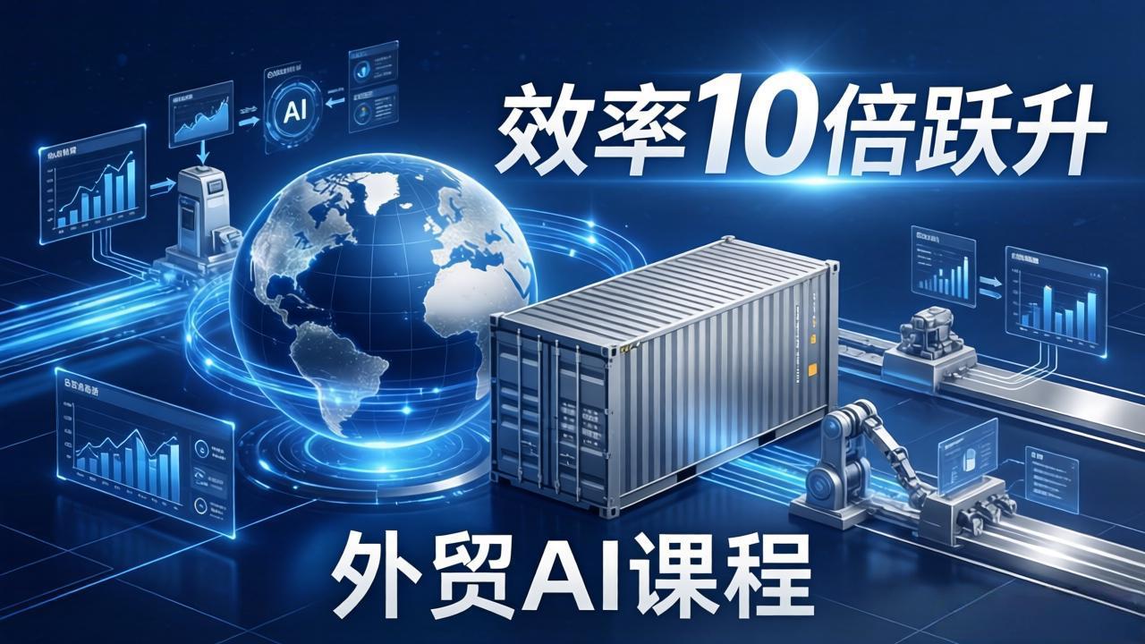 外贸人AI破局课：从零部署n8n搭建数字员工，让AI自动执行复杂工作流，效率10倍跃升-huitchan网创