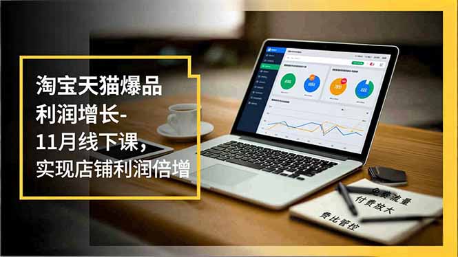 淘宝天猫爆品利润增长-11月线下课，免费流量、付费放大、费比管控，实现店铺利润倍增-huitchan网创