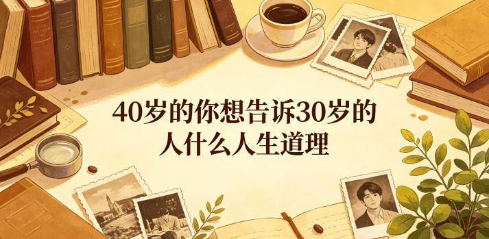 公众号付费文章：40岁的你想告诉30岁的人什么人生道理？-huitchan网创