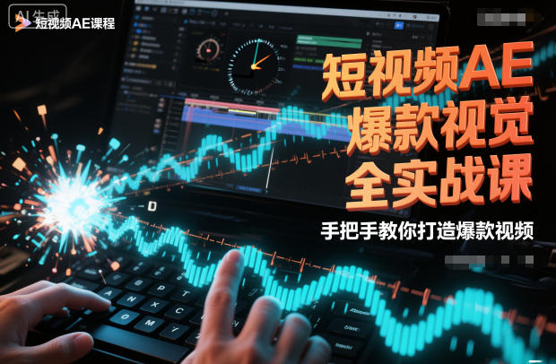 短视频AE爆款视觉全实战课，手把手教你打造爆款视频-huitchan网创