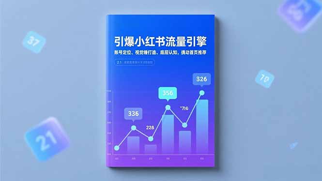 引爆小红书流量引擎，账号定位、视觉锤打造、底层认知，撬动首页推荐-huitchan网创