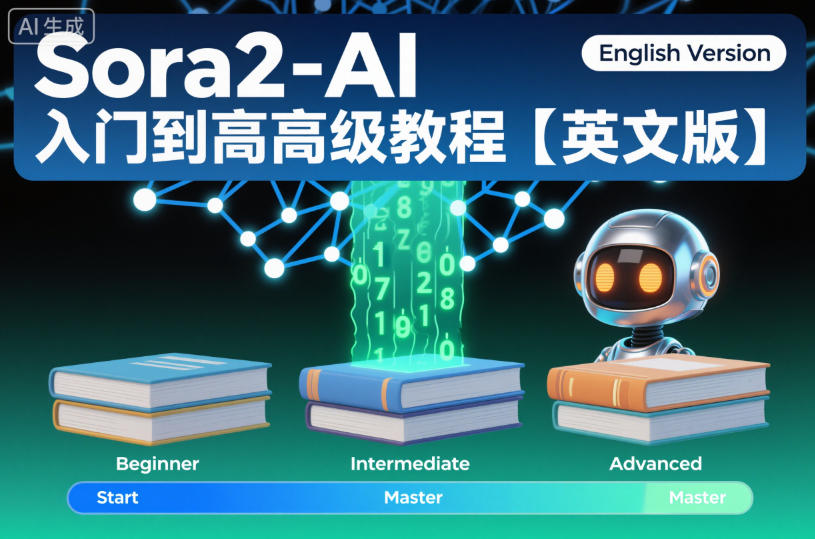 Sora2-AI入门到高级教程【英文版】-huitchan网创