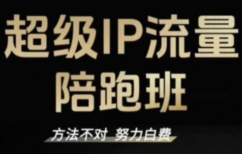 阿昱老师·超级IP流量陪跑班-huitchan网创