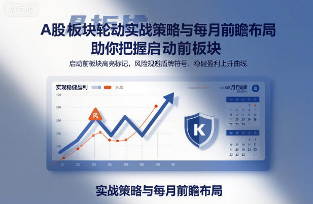 A股板块轮动实战策略与每月前瞻布局，助你把握启动前板块，规避风险，实现稳健盈利-huitchan网创